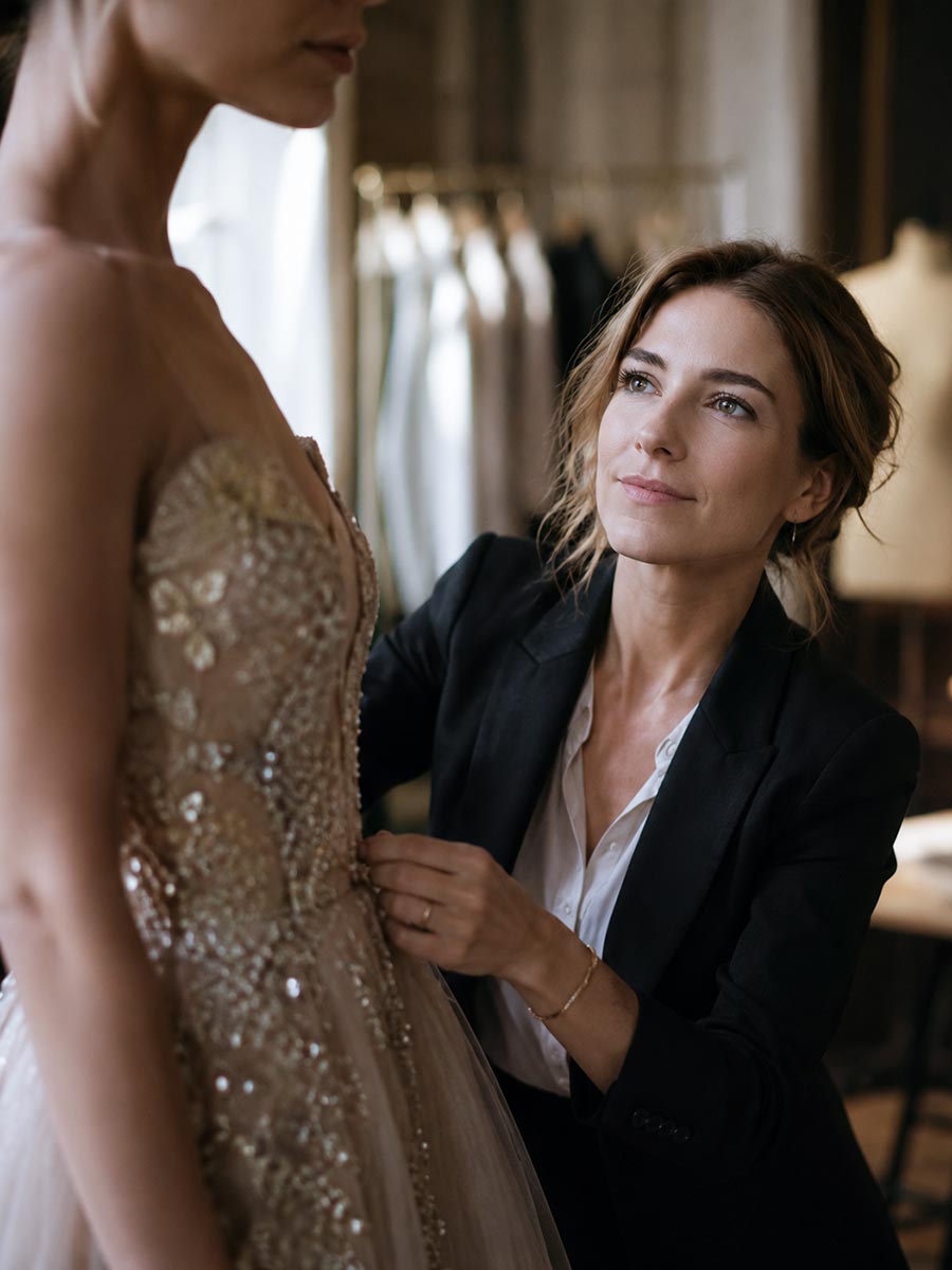 estilista de moda en la introducción a la estrategia